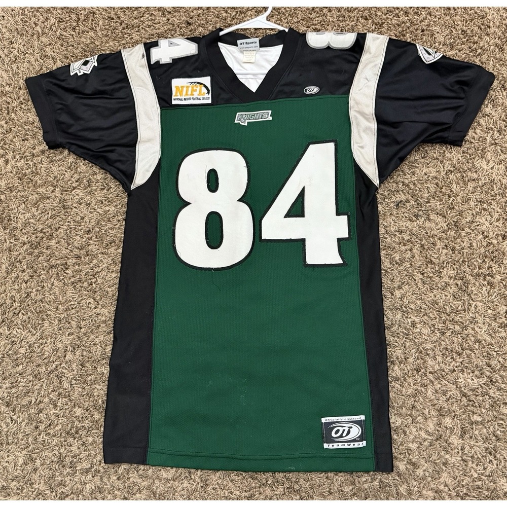 Vintage AK Knights Team Issued Game Worn Jersey Arena Football #84 OT Sports